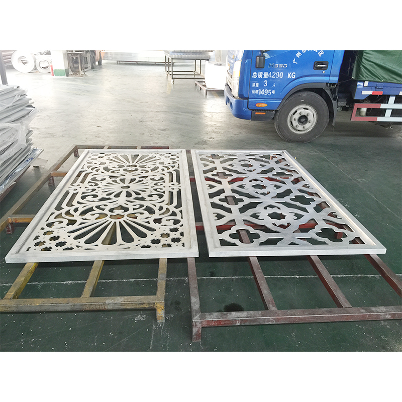 Perforated Carved Aluminum Plate